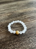 Clear Light Bead Bracelet