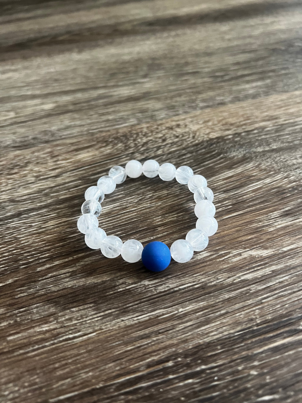 Clear Light Bead Bracelet