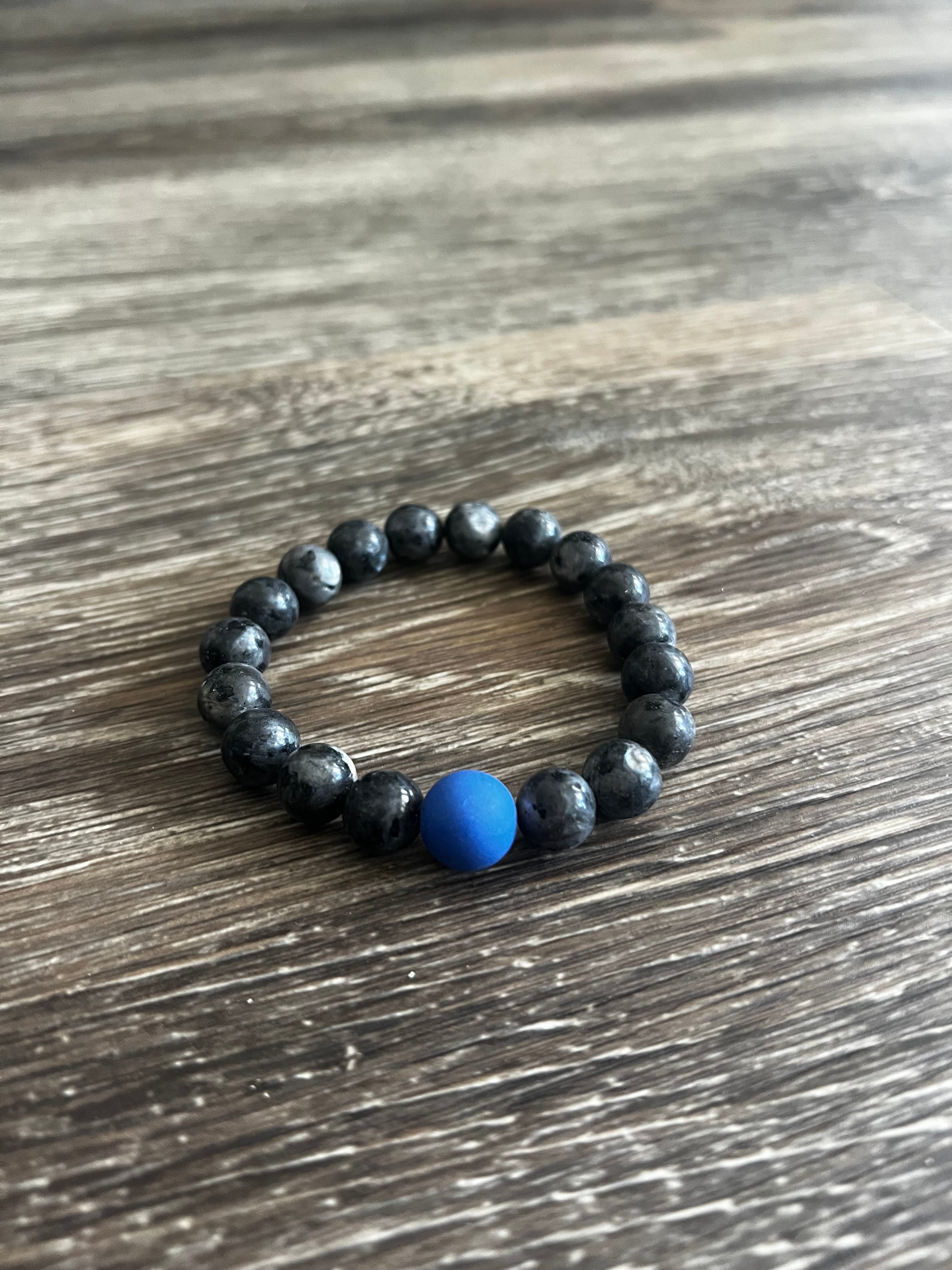 Black Heavy Bead Bracelet