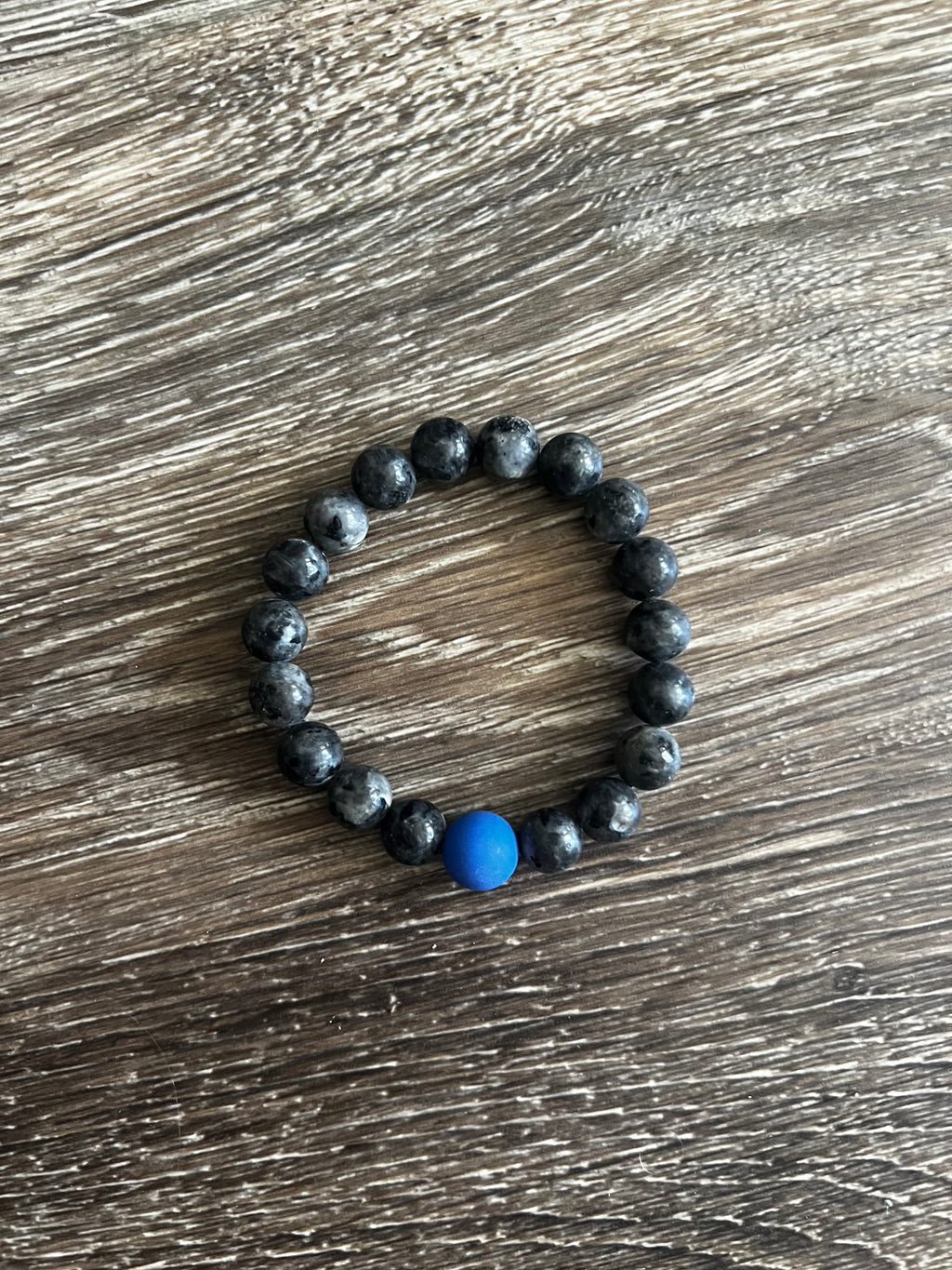 Black Heavy Bead Bracelet