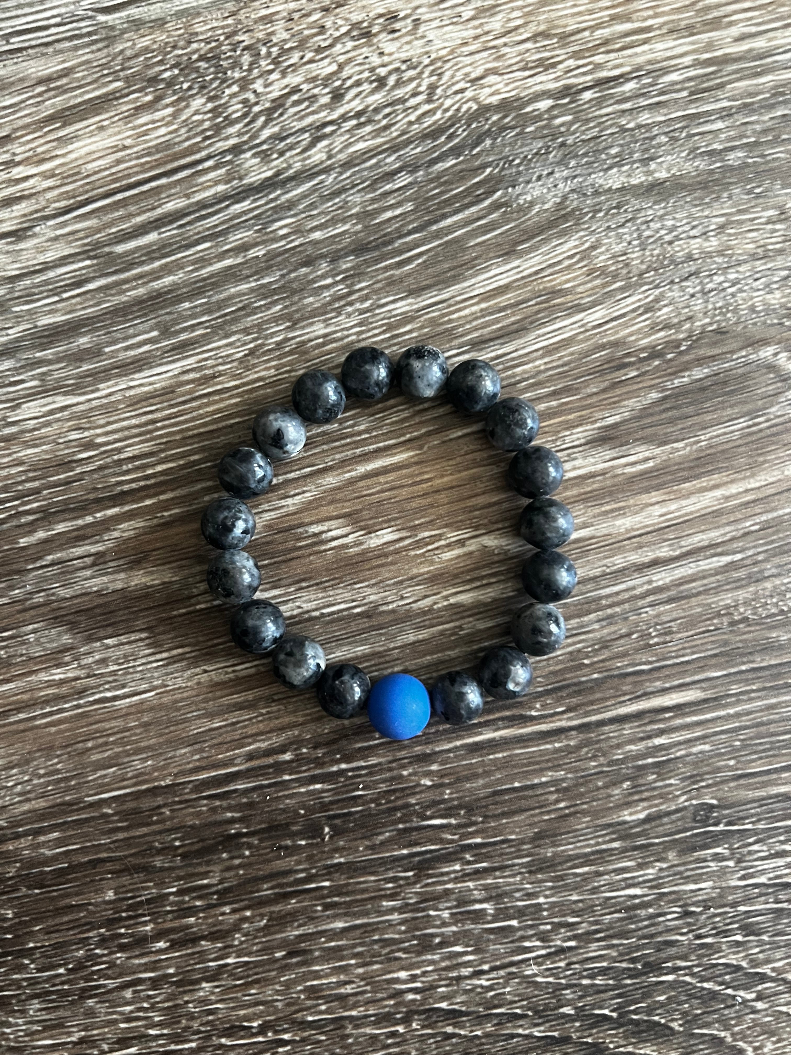 Black Heavy Bead Bracelet