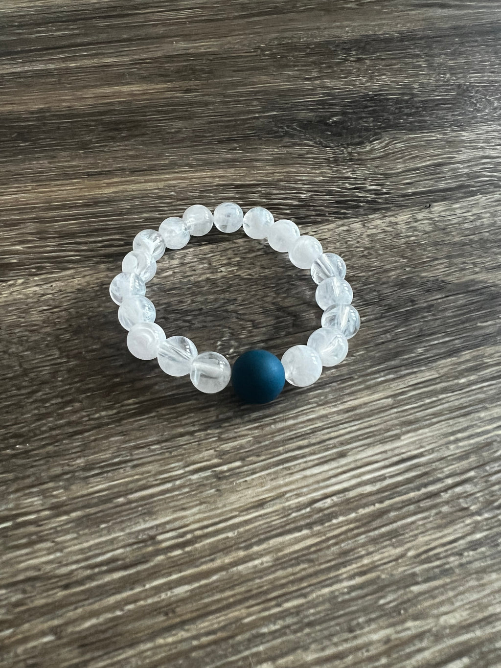 Clear Light Bead Bracelet