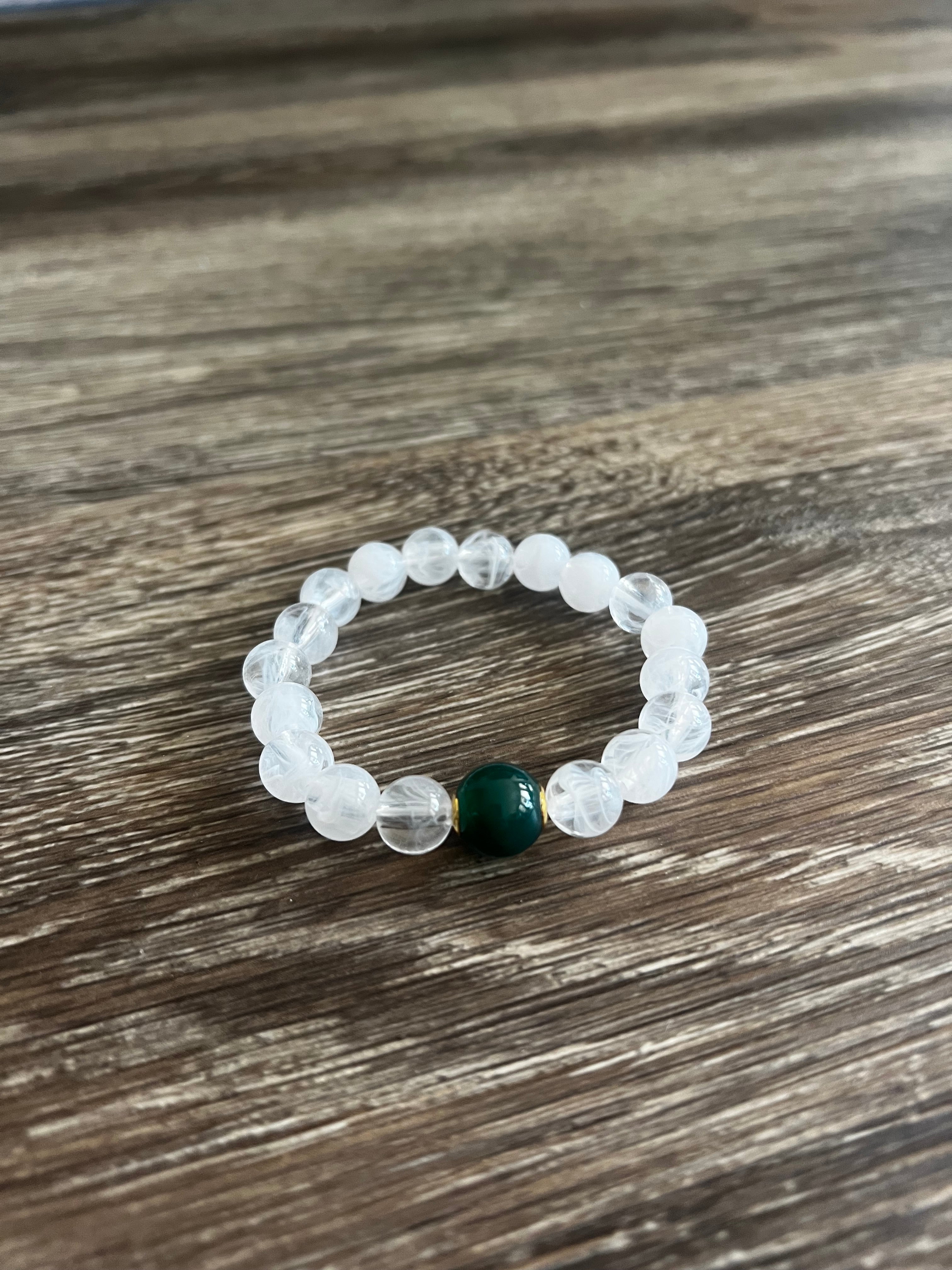 Clear Light Bead Bracelet