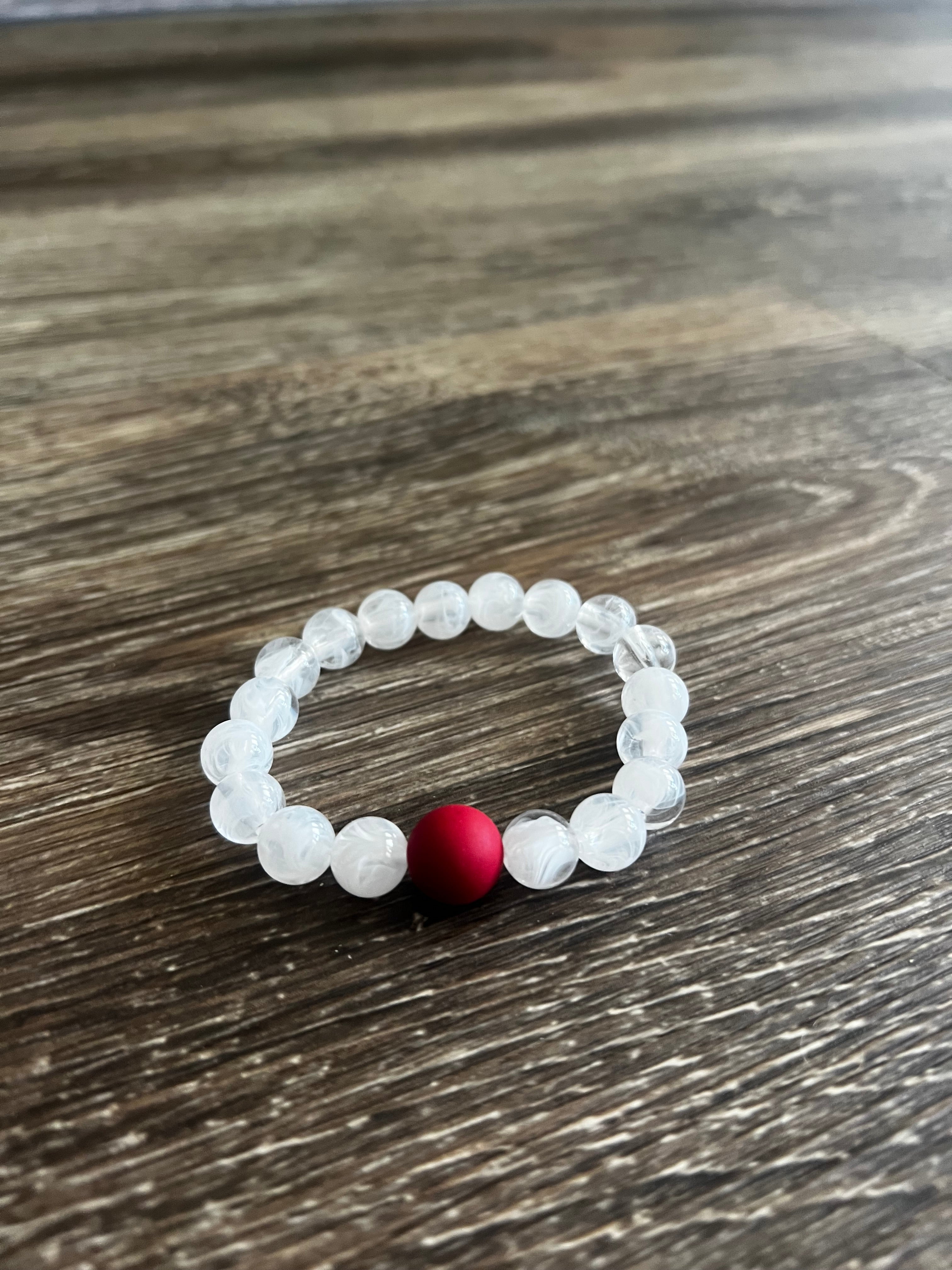 Clear Light Bead Bracelet
