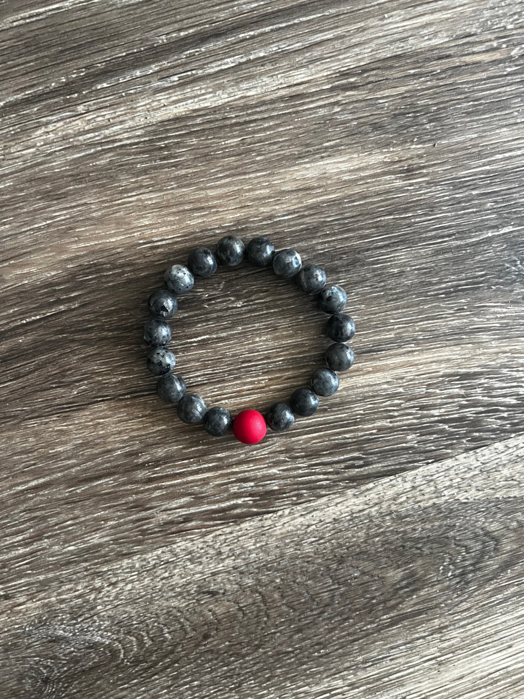 Black Heavy Bead Bracelet