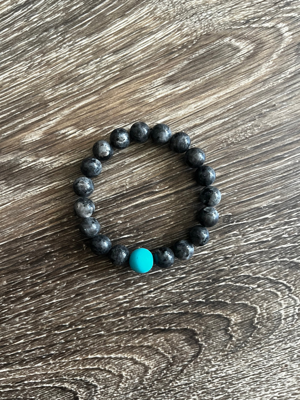 Black Heavy Bead Bracelet