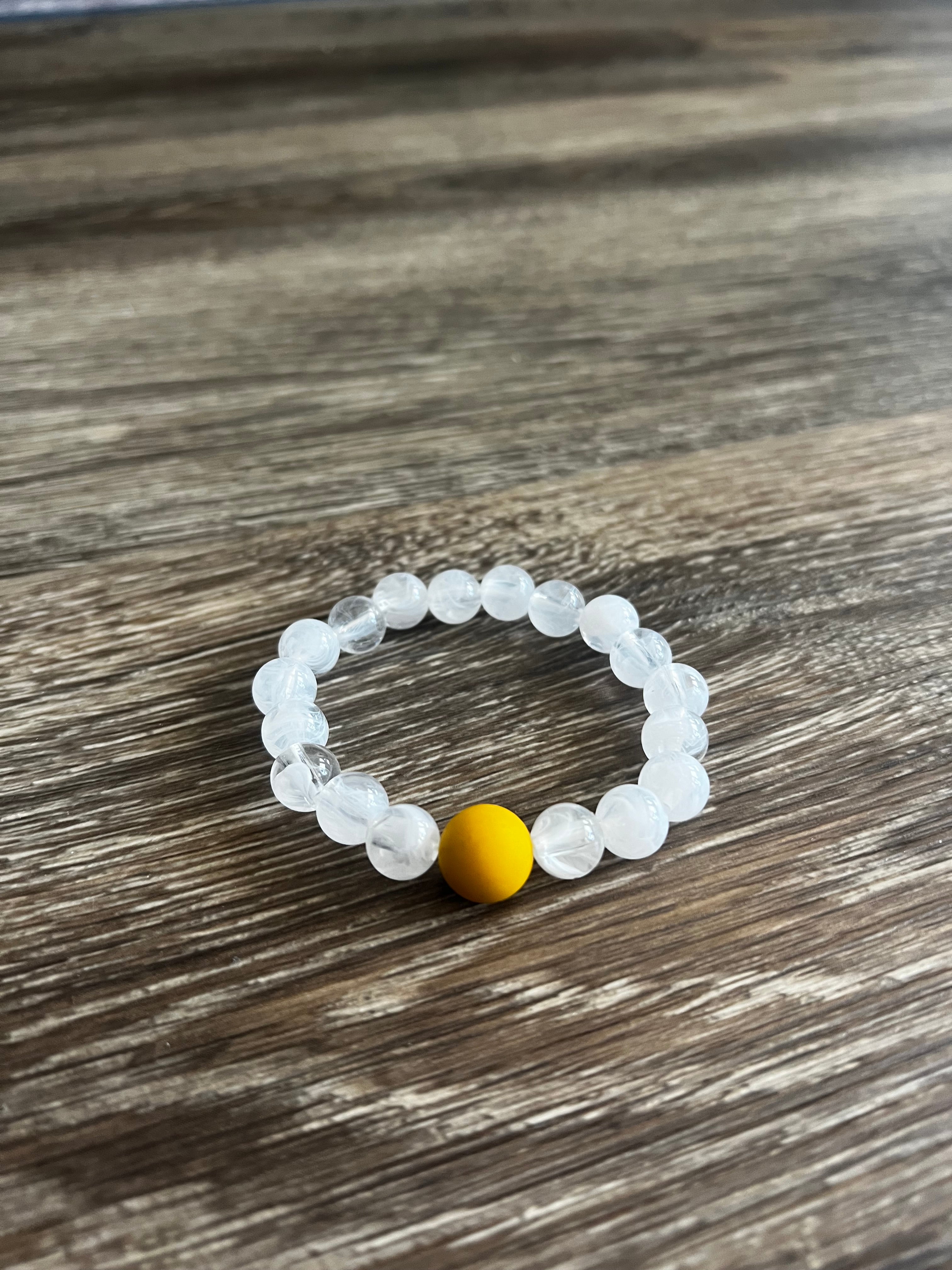 Clear Light Bead Bracelet